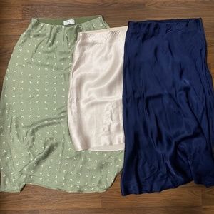Aritizia Skirts LOT of 3 - Size 2 Babaton, Wilfred - See Descriptions!!